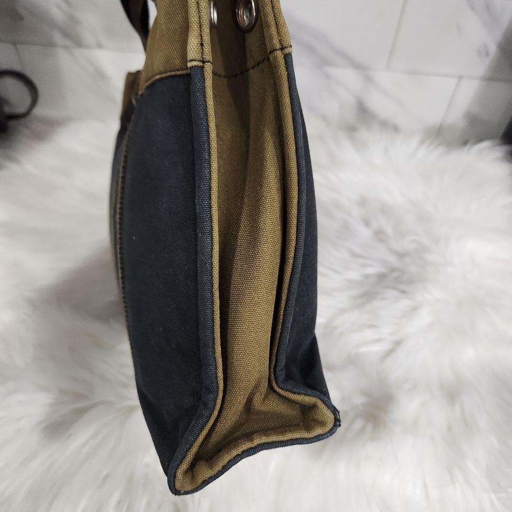 💚🔹️HERMES 🔹️TOTE BAG | TOTE BAG COLORS BLACK & ARMY GREEN W/ COA - Picture 8 of 17